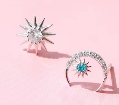 Aretes Sol Luna