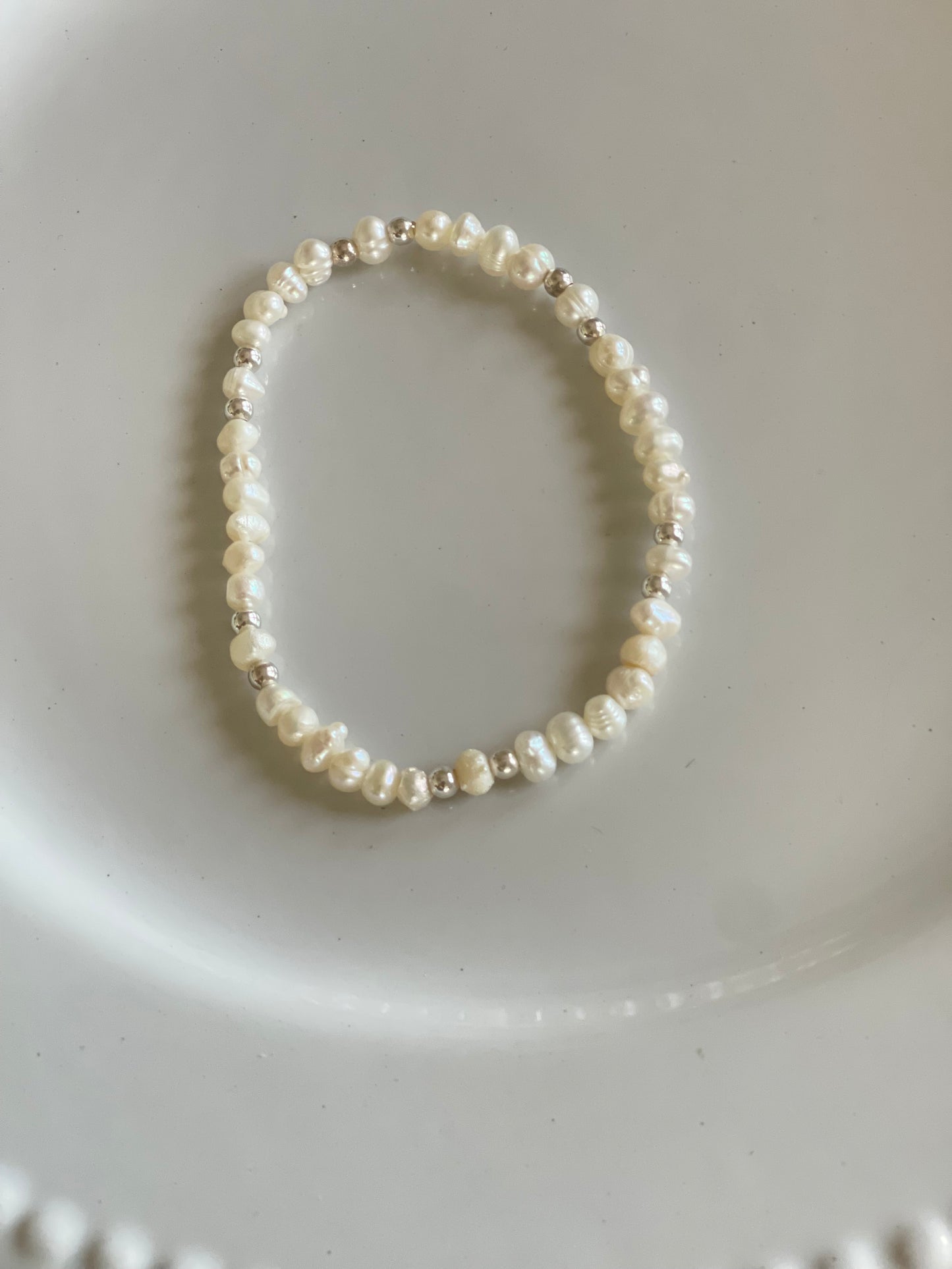 Perla con Plata 925