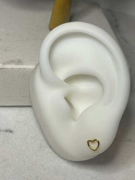 Arete mini corazón