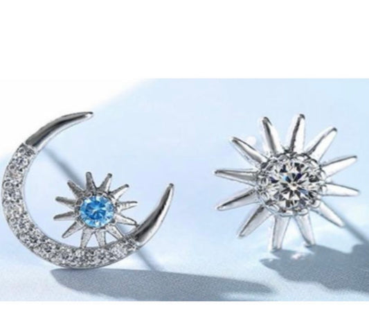 Aretes Sol Luna