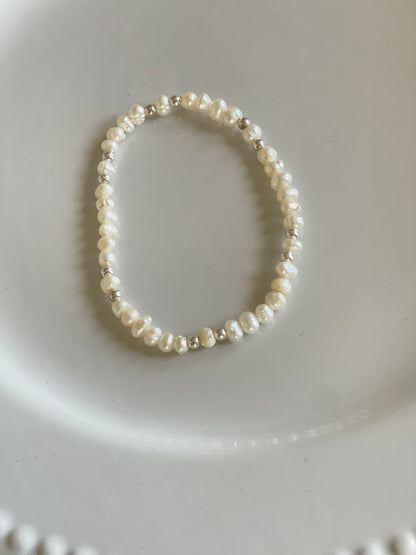 Perla con Plata 925