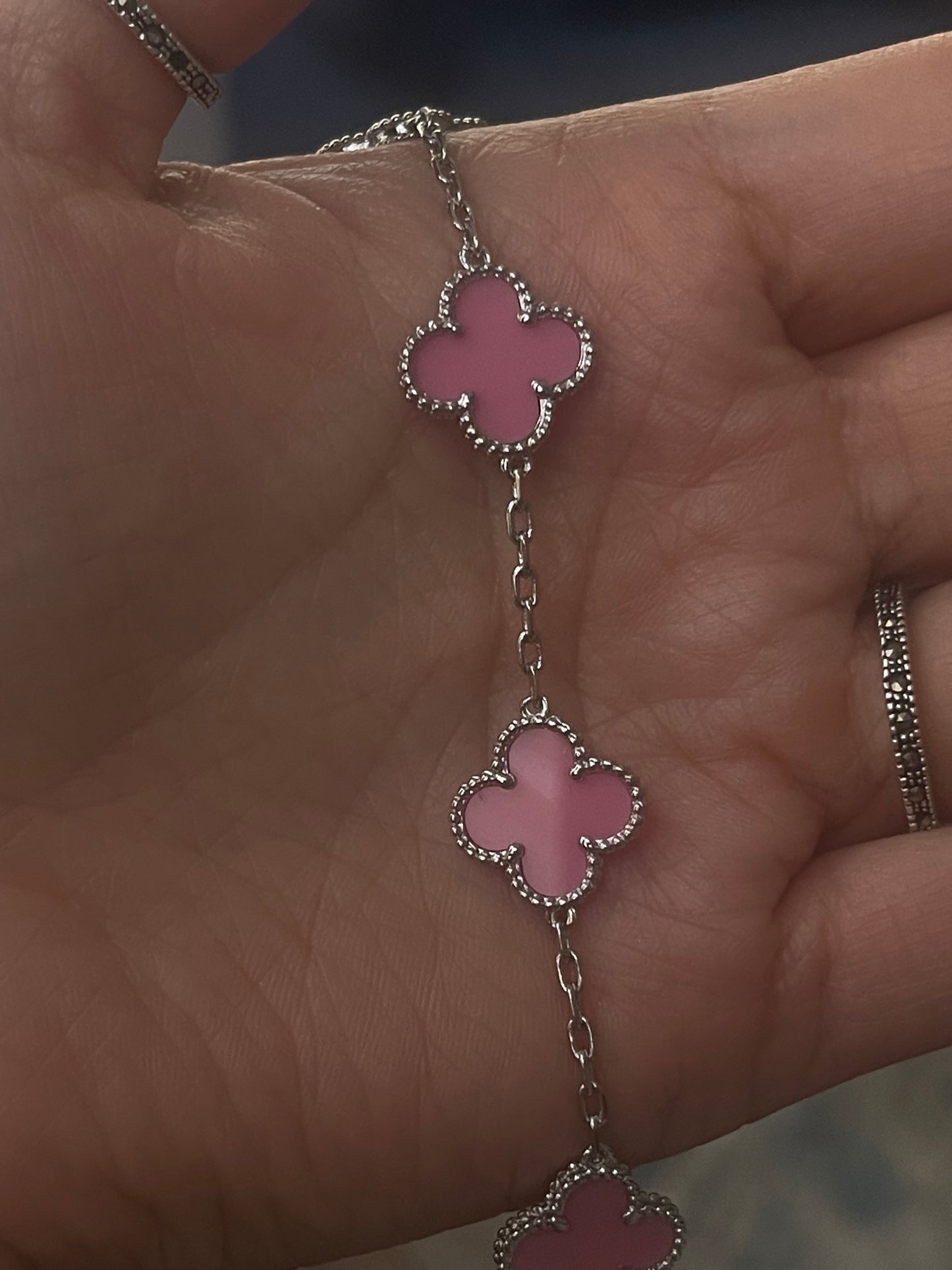 Pulsera Trebol plata