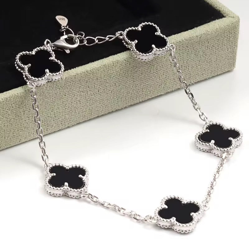 Pulsera Trebol plata