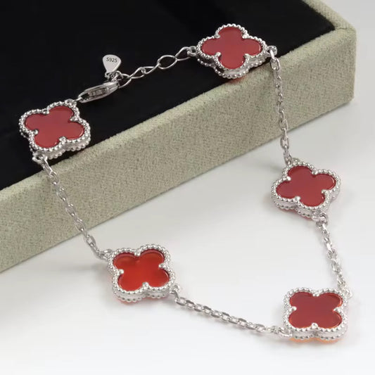 Pulsera Trebol plata